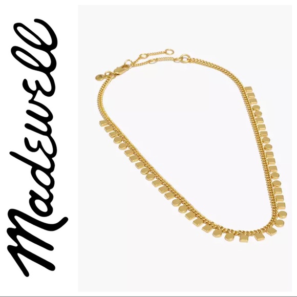 Madewell Jewelry - Madewell Mini Geochain Choker Necklace in Gold